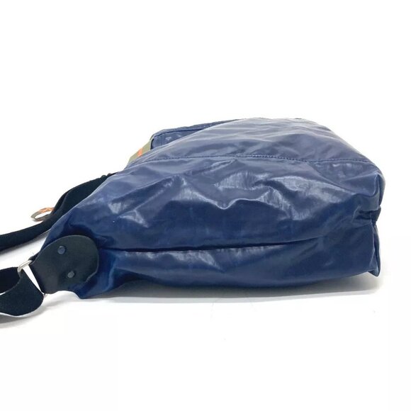 JACK GOMME 2WAY bag shawl Shoulder Bag Nylon Navy - Picture 13 of 15